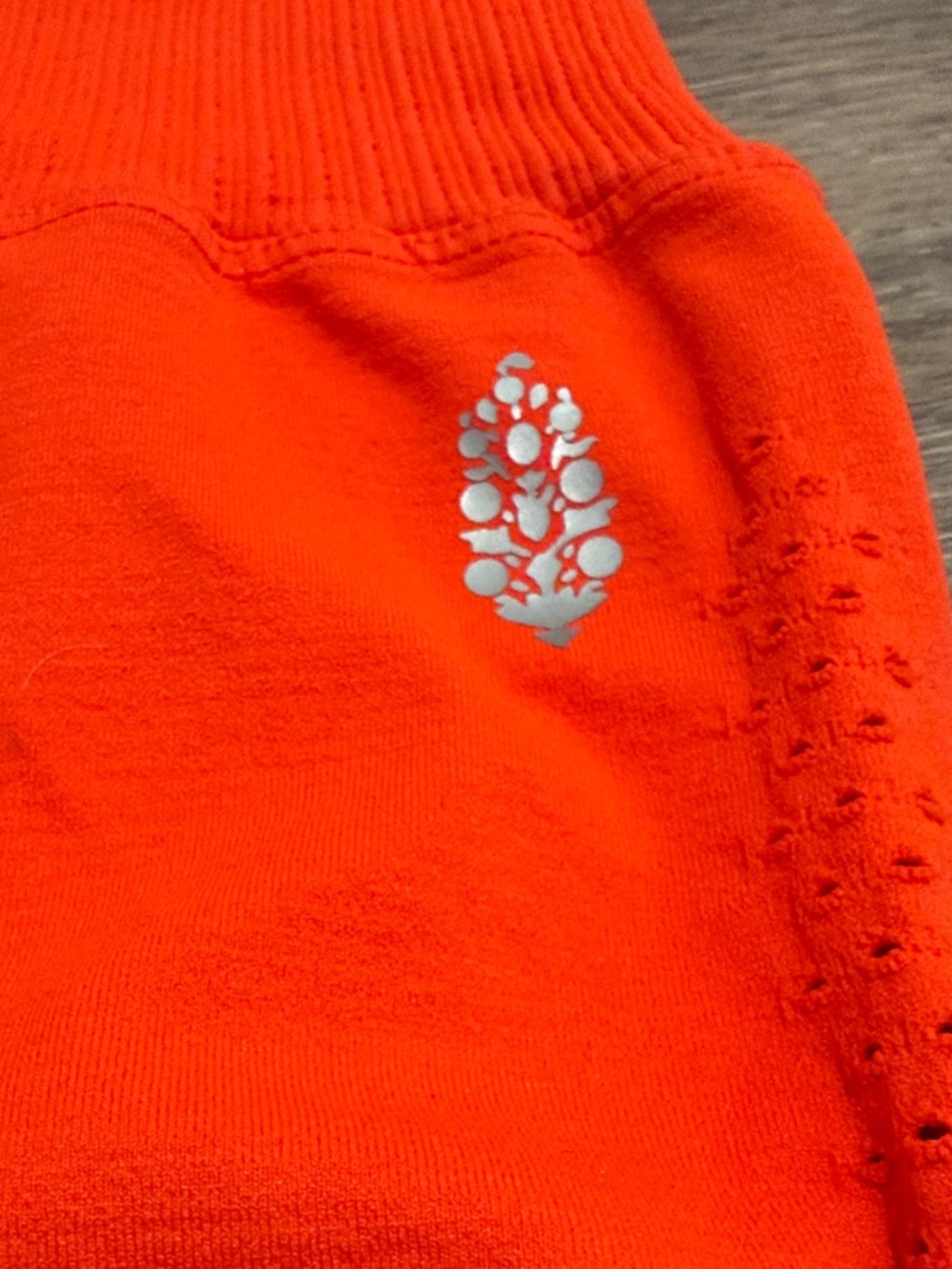 Free People Movement, Good Karma High Rise Shorts, Cherry Tomato, XS/S, NWT!! - Picture 8 of 8